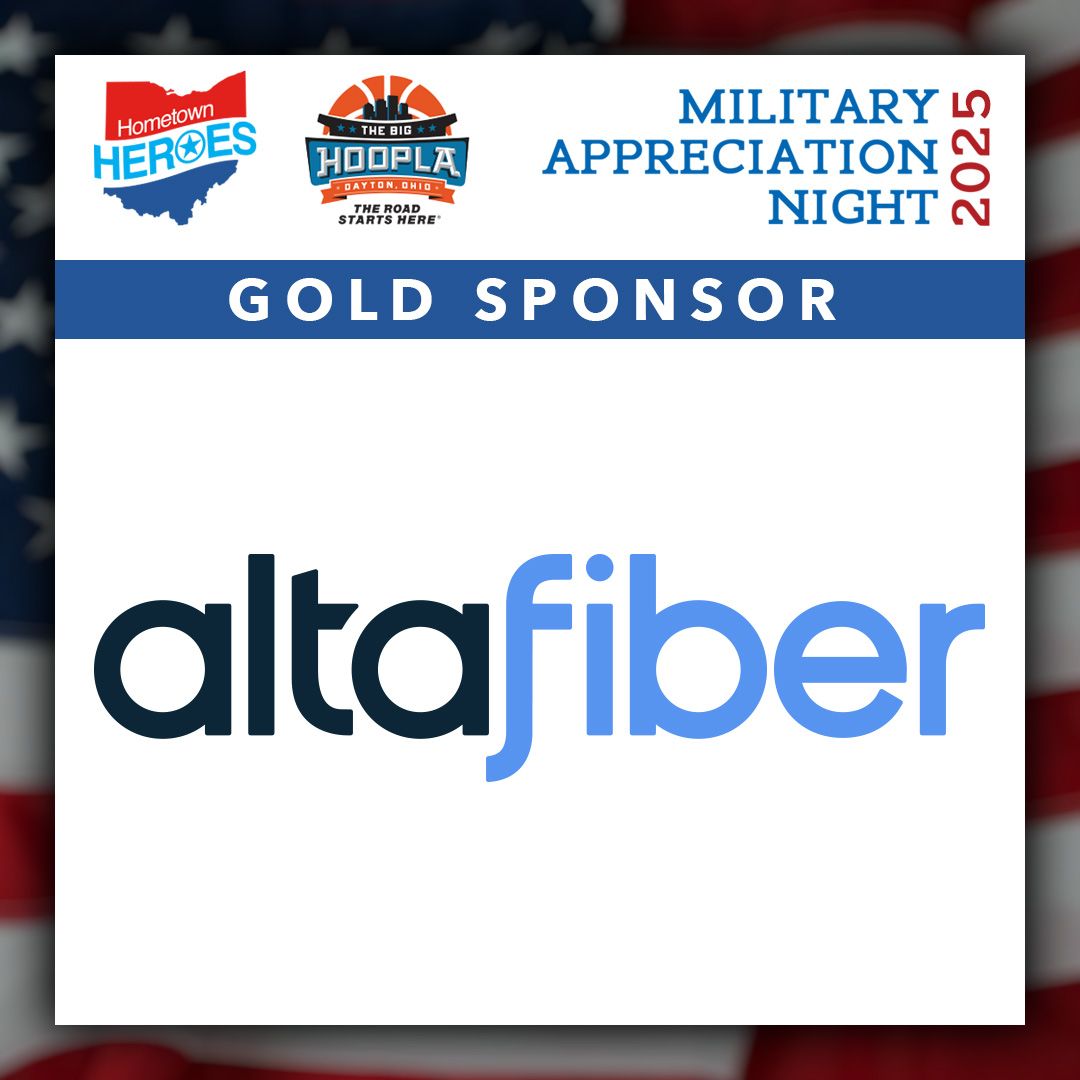 DaytonHoopla's tweet image. Thank you to @altafiber for sponsoring Military Appreciation Night!
We'll see you at Fraze Pavilion on July 18 as we celebrate our Hometown Heroes:
buff.ly/ywmTLlj