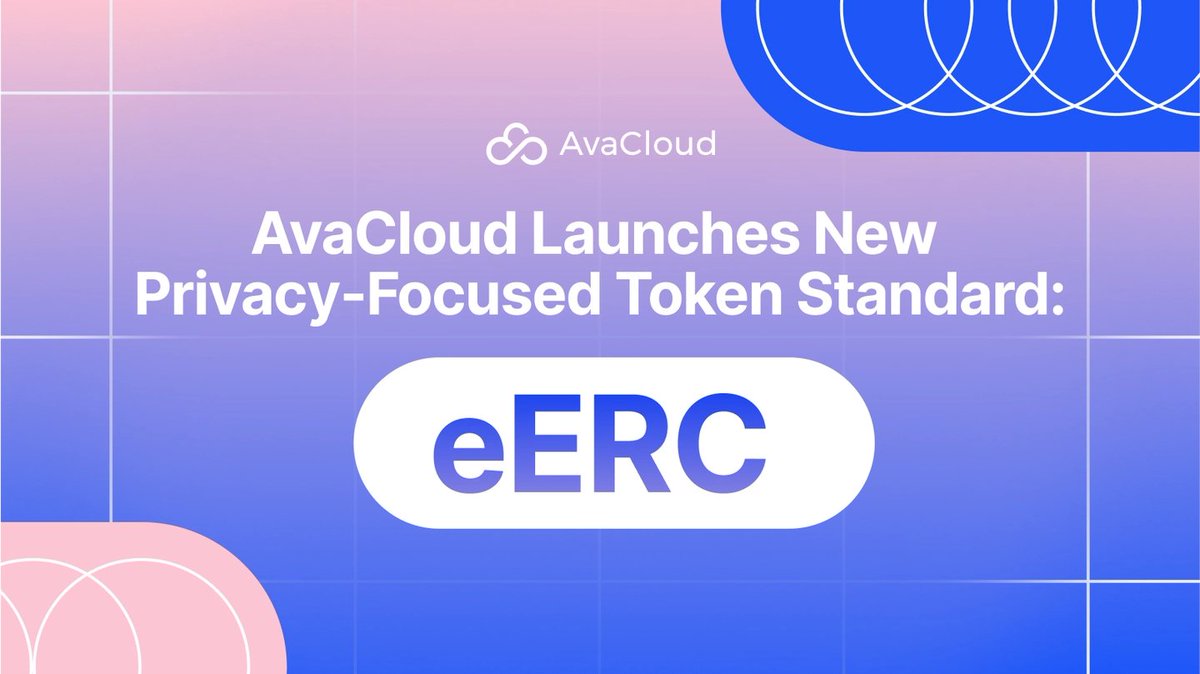 Avalanche_Space's tweet image. ๐ @AvaCloud has launched eERC (Encrypted ERC) โ a new privacy token standard enabling confidential transactions on both permissioned and permissionless blockchains.
๐ Key Features and Benefits of eERC:
๐ Unparalleled Privacy
โ๏ธ Seamless EVM Compatibility
๐งฑ Protocol-Layerโฆ