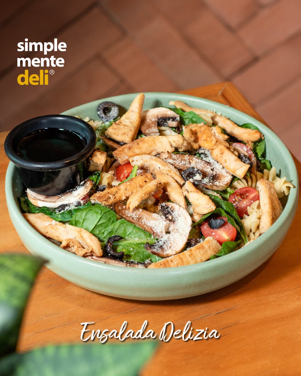 ¡Lo fresh, lo deli y lo cool en un solo bowl! Ensalada Delizia, crujiente, deli y con toda la onda saludable que tu día necesita.😎 ¿Te la vas a perder?

#Simplementedeli #EnsaladaDelizia #ComidaSaludable #HealthyAndDelicious #Healthy #Fitness #SaludableYDelicioso #Ensalada