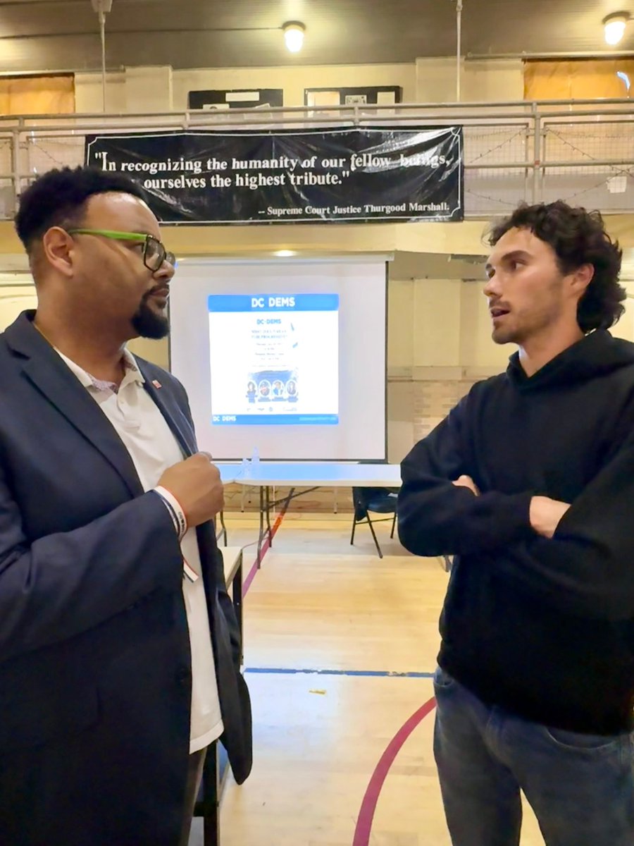 Shout out to the <a href="/DCDemocrats/">DC Dems</a> for hosting a lively discussion on what it means to be a “Progressive.” Great chatting with <a href="/davidhogg111/">David Hogg 🟧</a> afterwards about supporting local orgs in the fight against the illegal use of firearms, violence, and trauma recovery ❤️‍🩹. #dc
