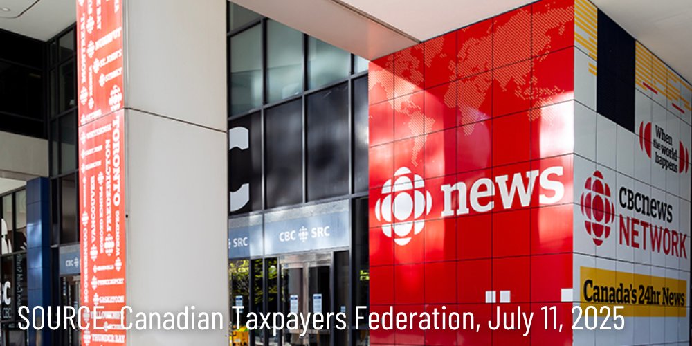 #BREAKING: A new report has found that one-sixth of CBC's funding in 2024, $240 MILLION, went to 1,831 employees making six-figure salaries at an average of over $131,000 per year.
