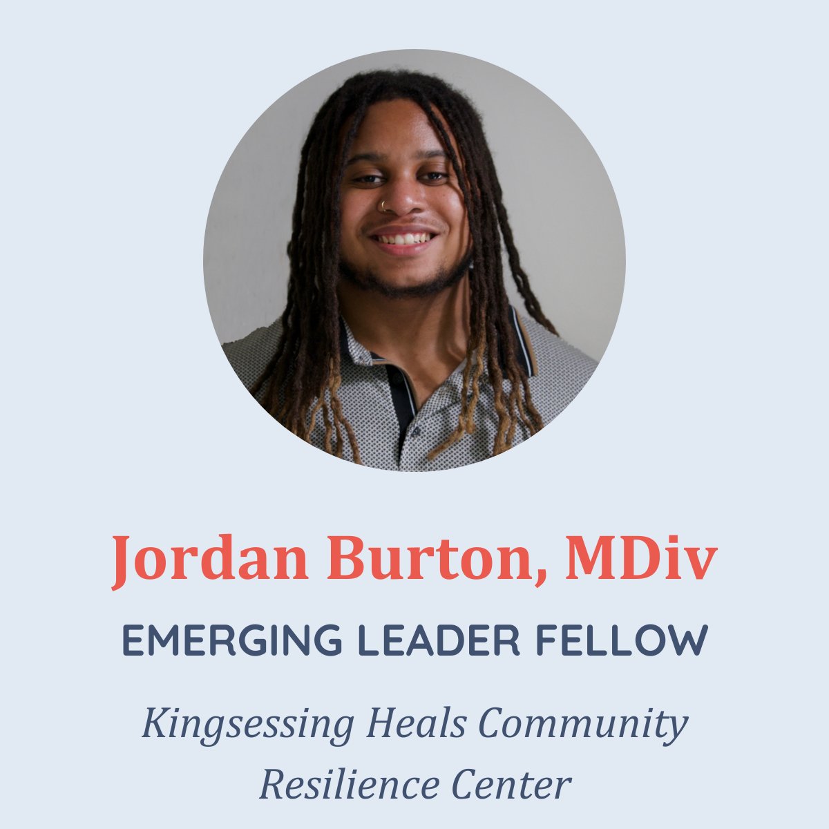 Meet #StoneleighEmergingLeader Jordan Burton, who will work with Kingsessing Heals to develop a comprehensive, culturally responsive evaluation framework to measure key mental wellness &amp; healing indicators in Southwest Philly. stoneleighfoundation.org/fellow/jordan-…