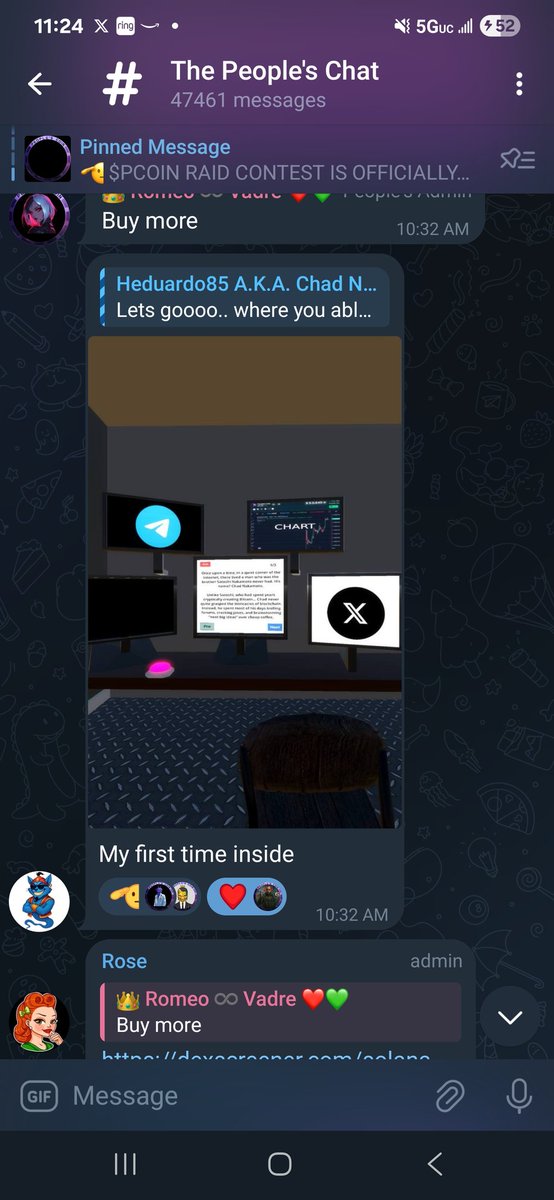 pcoinofficial's tweet photo. People on tg. Checking out Chad Nakamoto's bedroom 😁💥💥🚀🚀🚀
https://t.co/nCpzICcaN4 https://t.co/VQXZD8ab4J