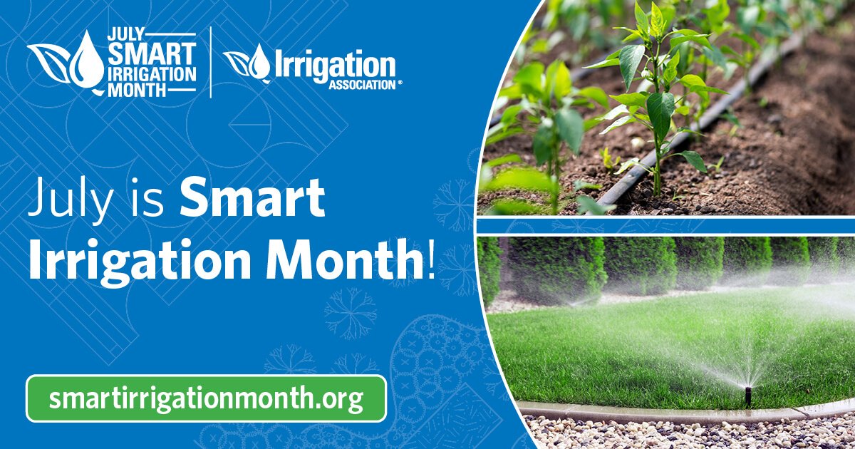 Smart irrigation means stronger results with fewer resources. This July, let’s celebrate innovation that works — for people and the planet smartirrigationmonth.org. #SmartIrrigationMonth
