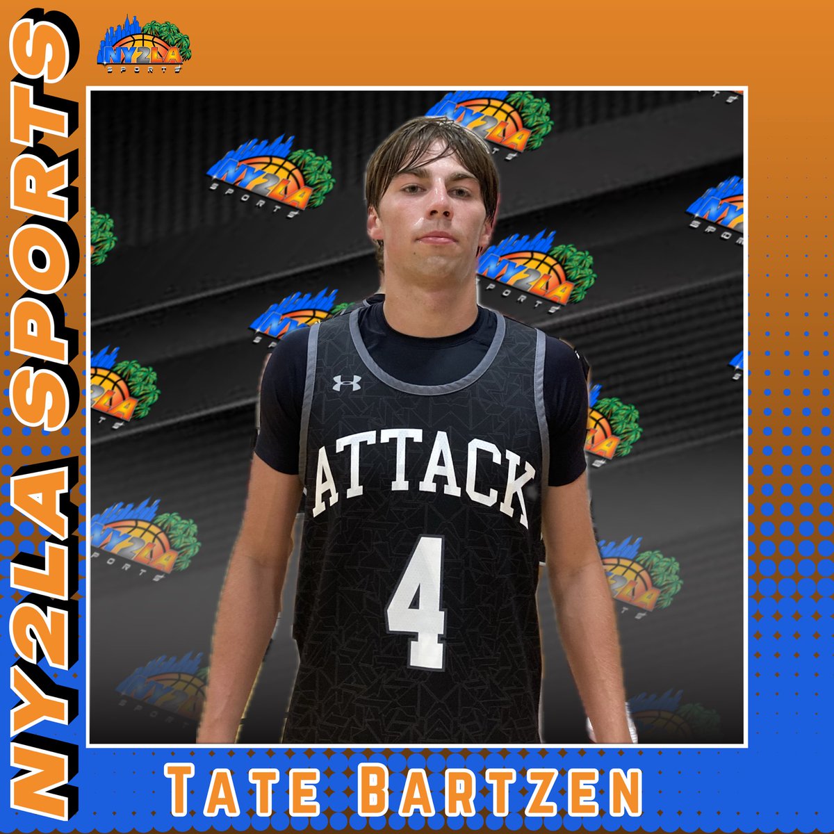What a shooting performance by Tate Bartzen. The 2026 guard went off in the 2nd half with 3 quick threes to get his team back into the game. Pure shooter. <a href="/IllinoisAttack/">ILLINOIS ATTACK</a> <a href="/ny2lasports/">NY2LA SPORTS</a>