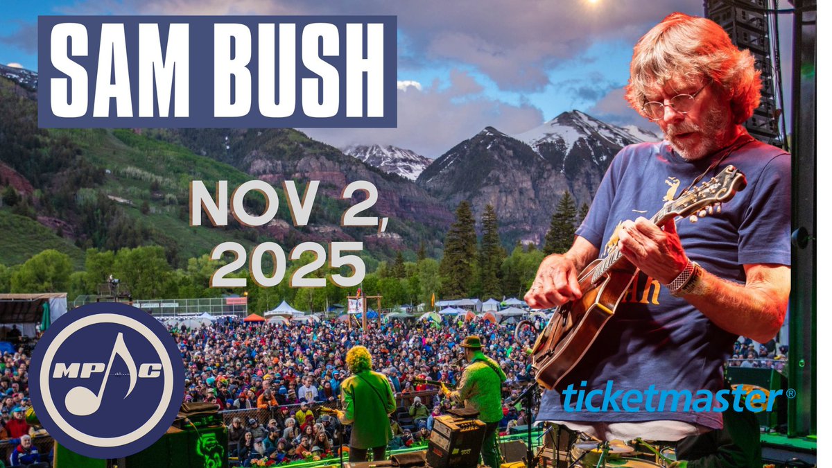 MPAC Theater (@mpactheater) on Twitter photo On Sale Now!
MPAC Live presents... Sam Bush at the Montgomery Performing Arts Centre on Sunday, November 2nd at 7 PM.
Get tickets here: spr.ly/60174IIsF On Sale Now!
MPAC Live presents... Sam Bush at the Montgomery Performing Arts Centre on Sunday, November 2nd at 7 PM.
Get tickets here: spr.ly/60174IIsF