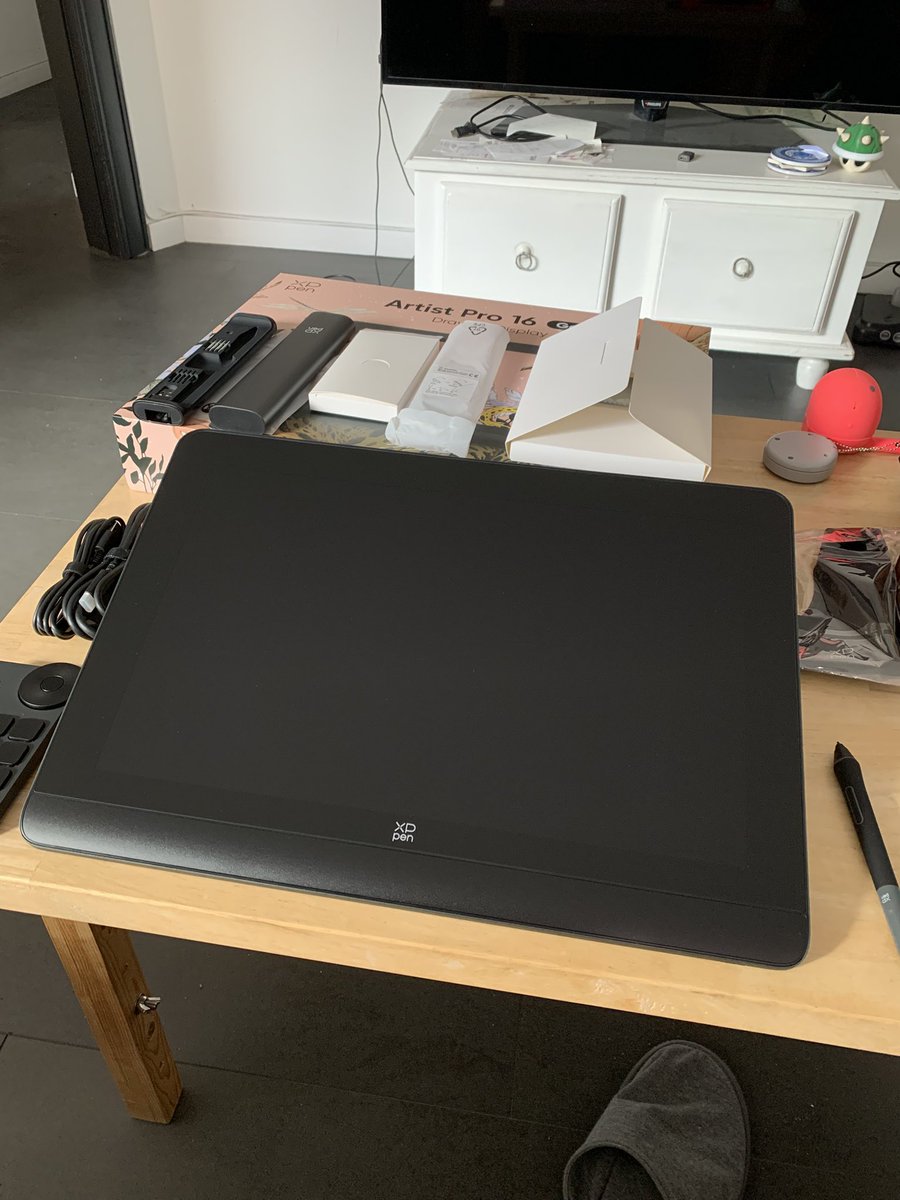 Ushien_art's tweet image. Bye bye good old Artist Pro 12...... Welcome to Artist Pro 16 gen2 馃ス馃ス馃ス A new era begins