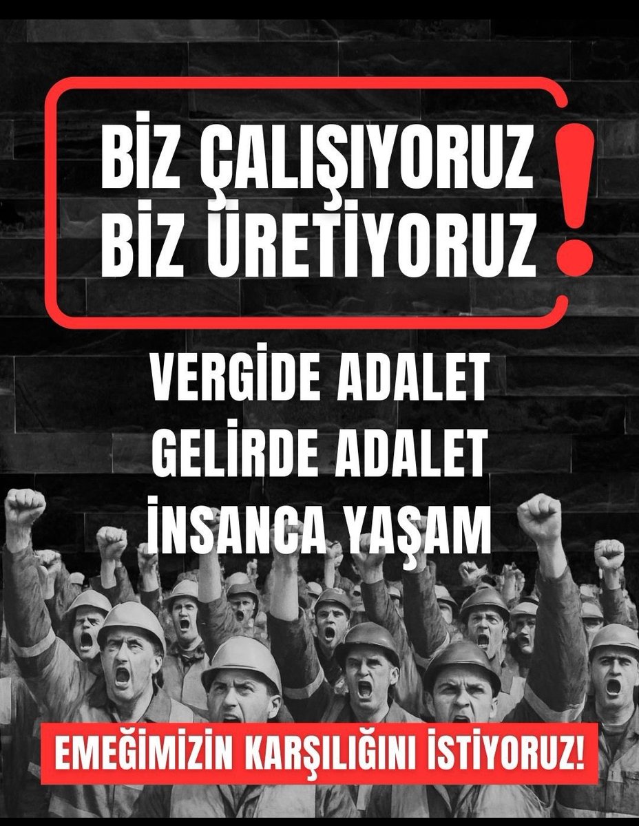 Emeğimizin karşılığını istiyoruz! 
<a href="/tcbestepe/">T.C. Cumhurbaşkanlığı</a> 
<a href="/csgbakanligi/">T.C. Çalışma ve Sosyal Güvenlik Bakanlığı</a> 
<a href="/HMBakanligi/">T.C. Hazine ve Maliye Bakanlığı</a> 
<a href="/KOOPISSENDIKASI/">Koop-İş Sendikası</a> 
<a href="/turkiskonf/">TÜRK-İŞ</a> 
#zordayizgecinemiyoruz