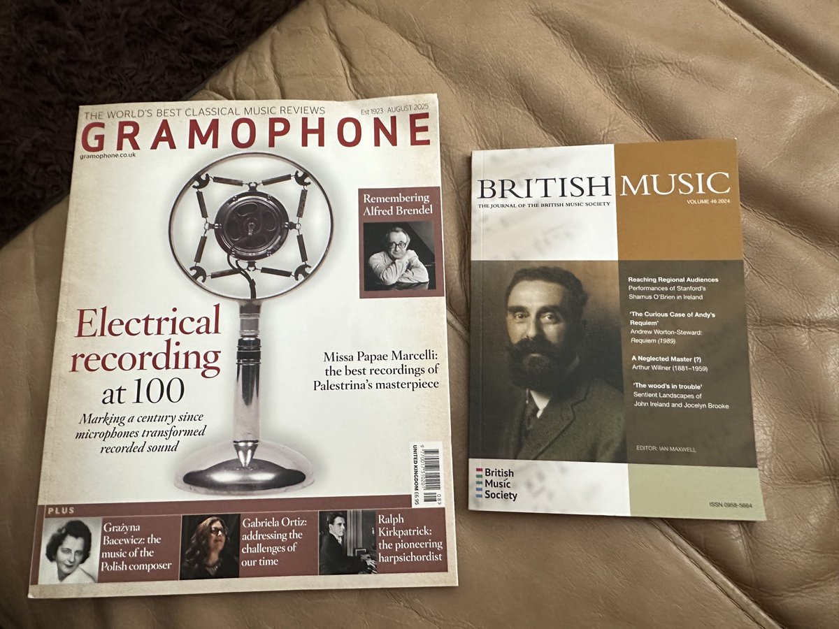 This evenings reading material <a href="/BMusicSociety/">British Music Society</a> <a href="/GramophoneMag/">Gramophone</a>