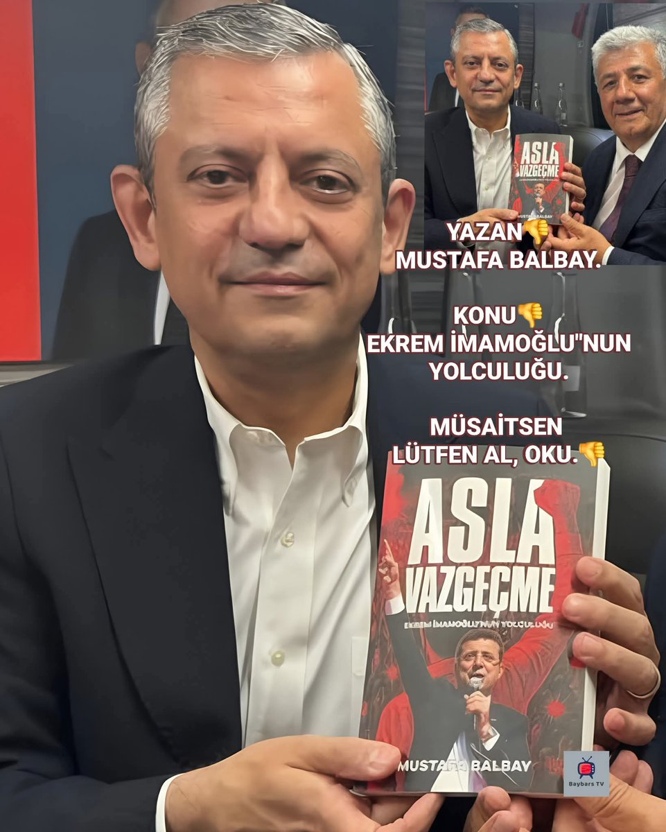 YAZAN👎
    MUSTAFA BALBAY. 

KONU👎
  EKREM İMAMOĞLU"NUN YOLCULUĞU. 
  
OKUYAN  VAR MI?

MÜSAİTSEN AL OKU.