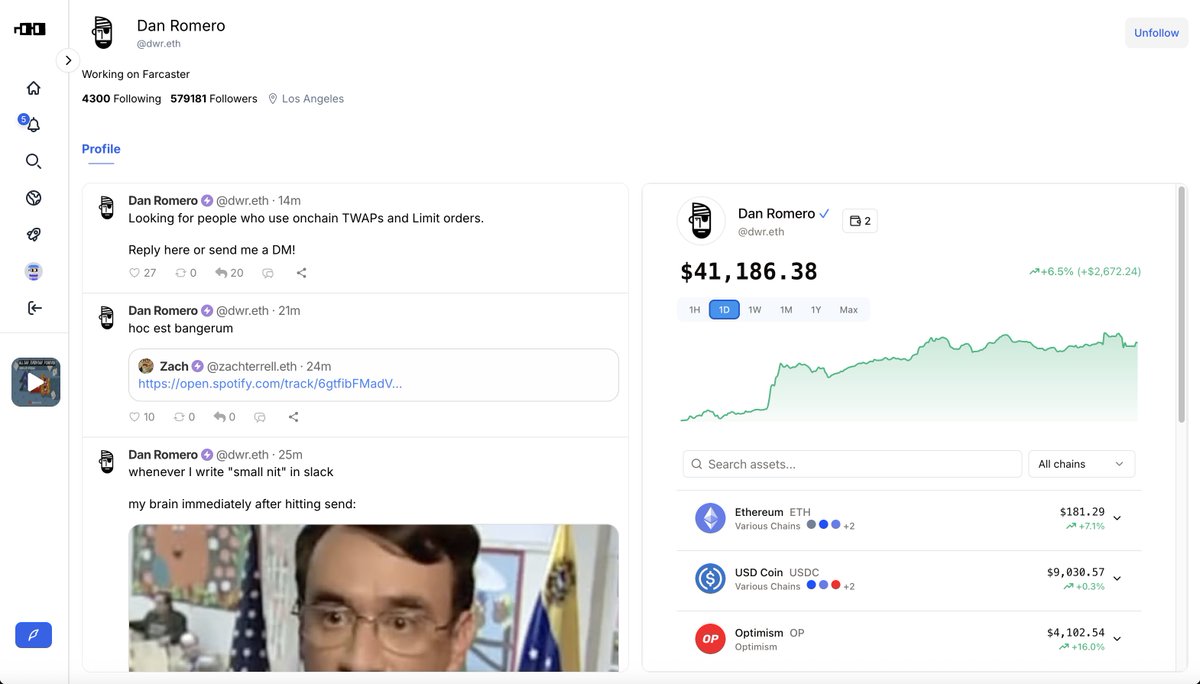 willyogo's tweet image. Fun fact: the default profile for every farcaster user on @thenounspace includes their portfolio of verified addresses, powered by @zerion
it's a helpful data point when checking whether an account is a bot.
also serves as a great motivator for those that don't want their…