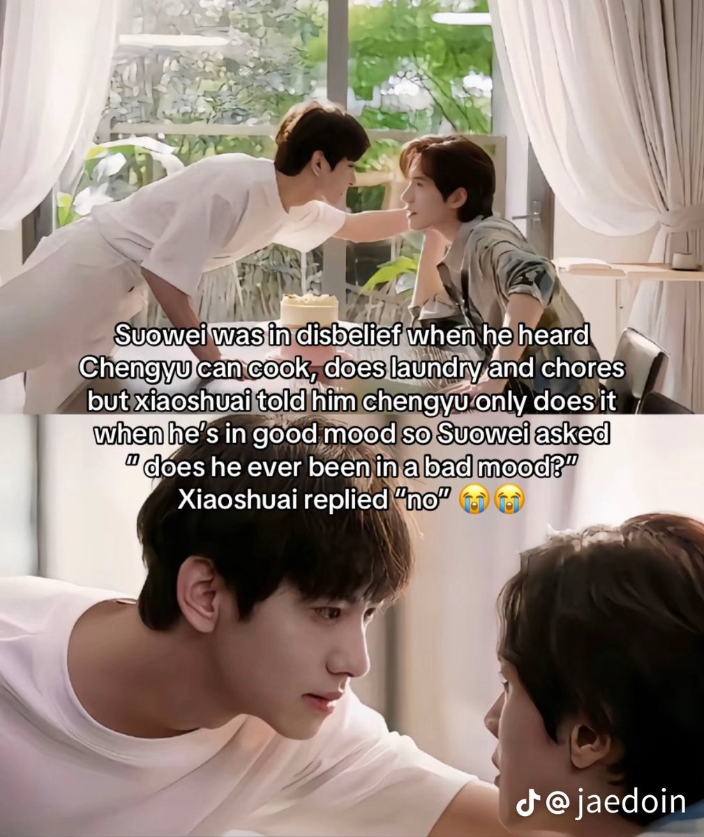 Mafuyama_Canyon's tweet photo. Some of us misjudged Chengyu at first, thought he was a walking red flag. But the moment he fell in love? Turns out, he’s the greenest character of them all 😭

And he has never been in a bad mood too 😌

#RevengedLove #JiangXiaoshuai #GuoChengyu https://t.co/XagkHfa28K