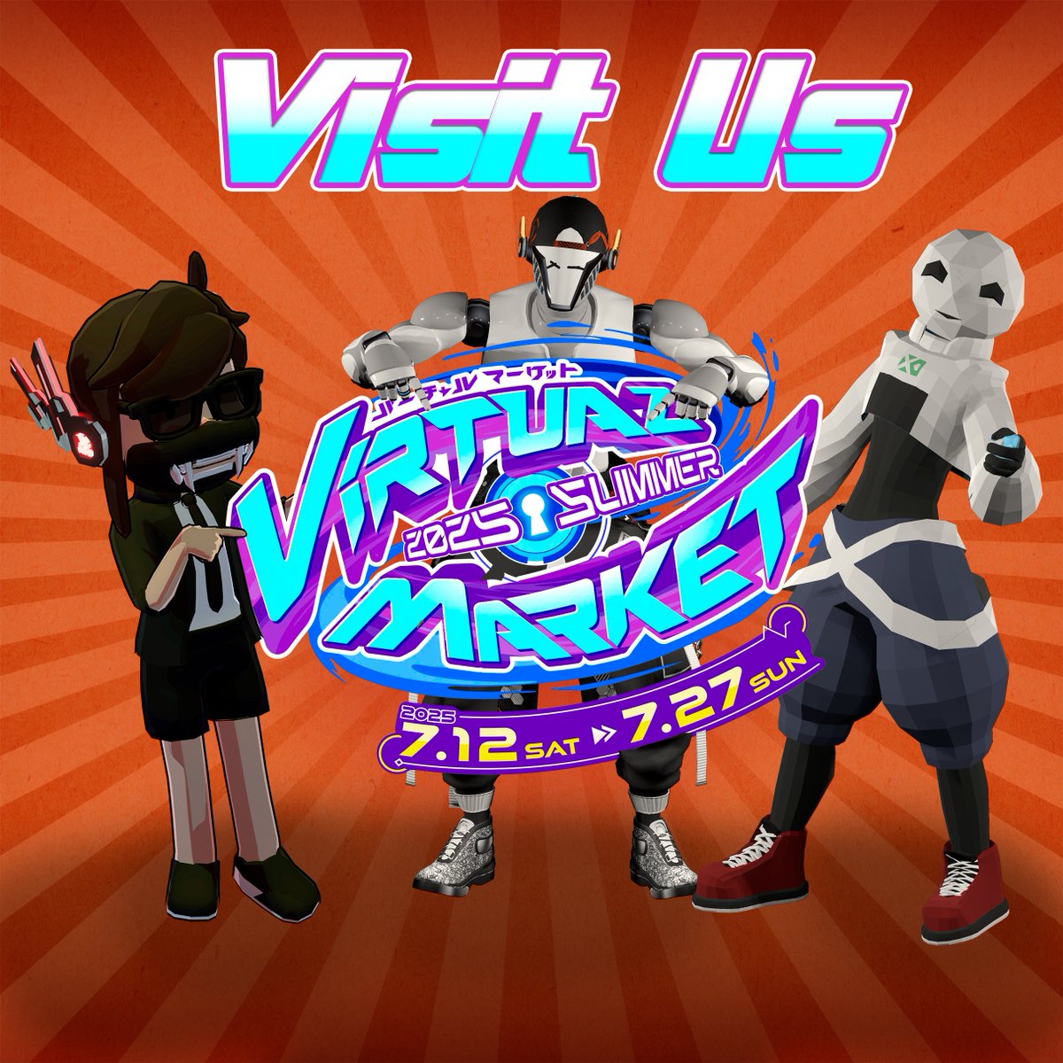 DX_Nacca's tweet image. Come check out our booth at #Vket 2025 Summer!
We’ll be in the world
|| Anomalous Research Lab Incident A ||
Don’t miss this amazing event on #VRChat come hang out and explore with us!