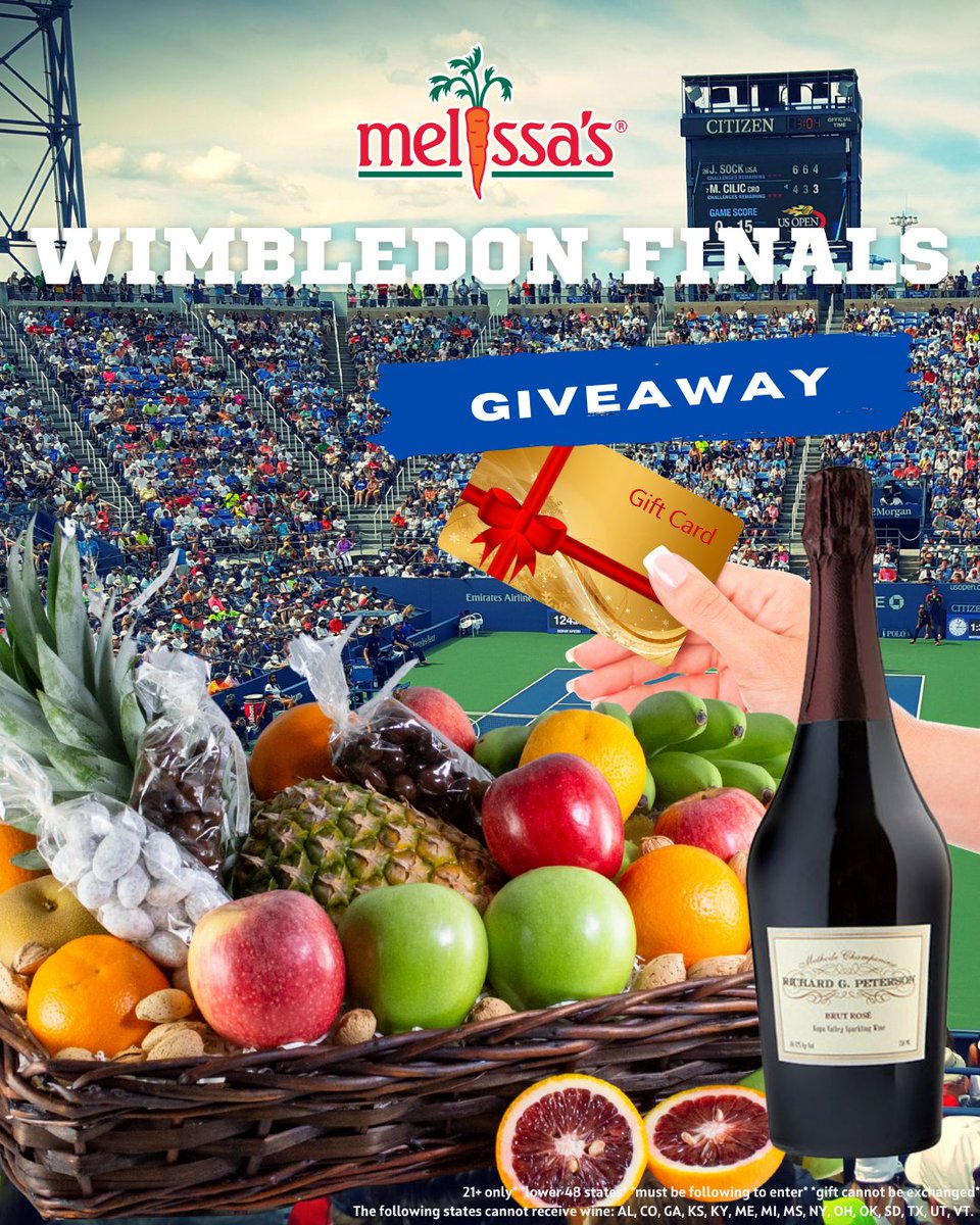 This weekend at Wimbledon: Serve up some fun! 🎾

We're celebrating with a #WimbledonGiveaway 🍓🥂 

Enter below for a chance to win a gift basket with a gift card &amp; wine!   
✅ Like &amp; share this post   
✅ Reply with your favorite Wimbledon moment   
✅ Tag a friend!