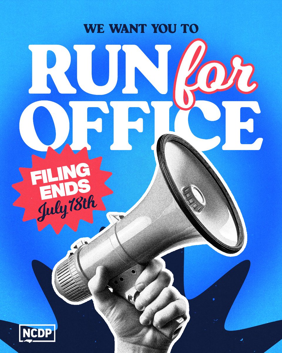 BuncombeDems's tweet image. Local office means big impact! From better schools to safer streets, real change starts close to home!
📌 File by July 18 at noon and join the fight for your community.