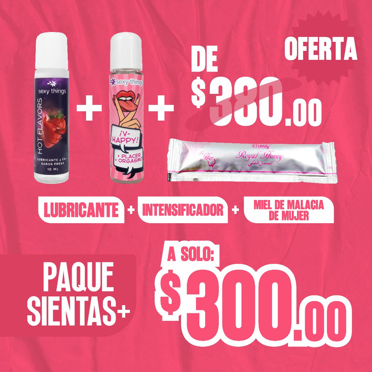 happyendingmx's tweet photo. 👉 Pie de foto:
✨ ¿Lista para sentir TODO con más intensidad? 💦
Nuestro combo trae el lubricante 4 en 1 con sabor, ideal para masajes deliciosos y juegos previos 🔥, el V-Happy para maximizar tus orgasmos 💥 y la miel de Malasia que eleva la experiencia al siguiente nivel. https://t.co/E21gOqj0bQ