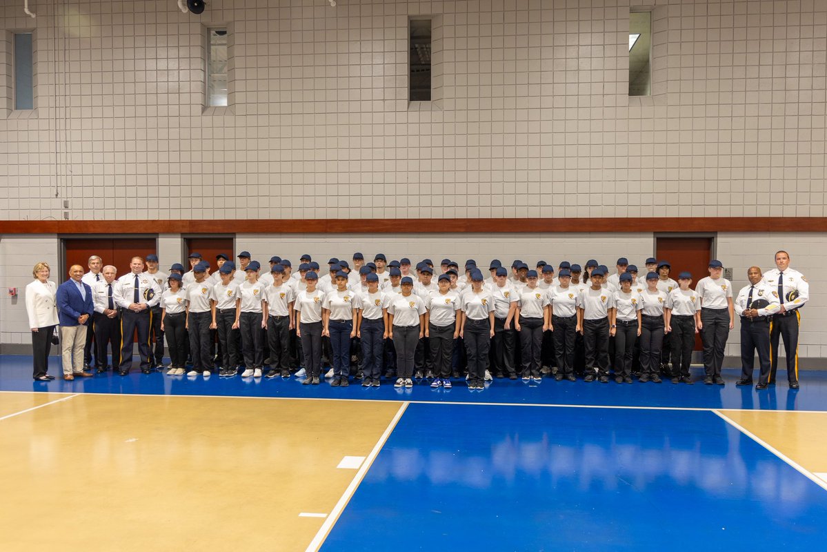 MonmouthSheriff's tweet image. Big congrats to the recruits of the 32nd Sheriff Youth Week class who graduated during a ceremony tonight. For one week 67 HS aged students explored various areas of law enforcement and emergency ops. @SheriffGolden and the #MCSONJ are proud of all and wish them the best of luck.