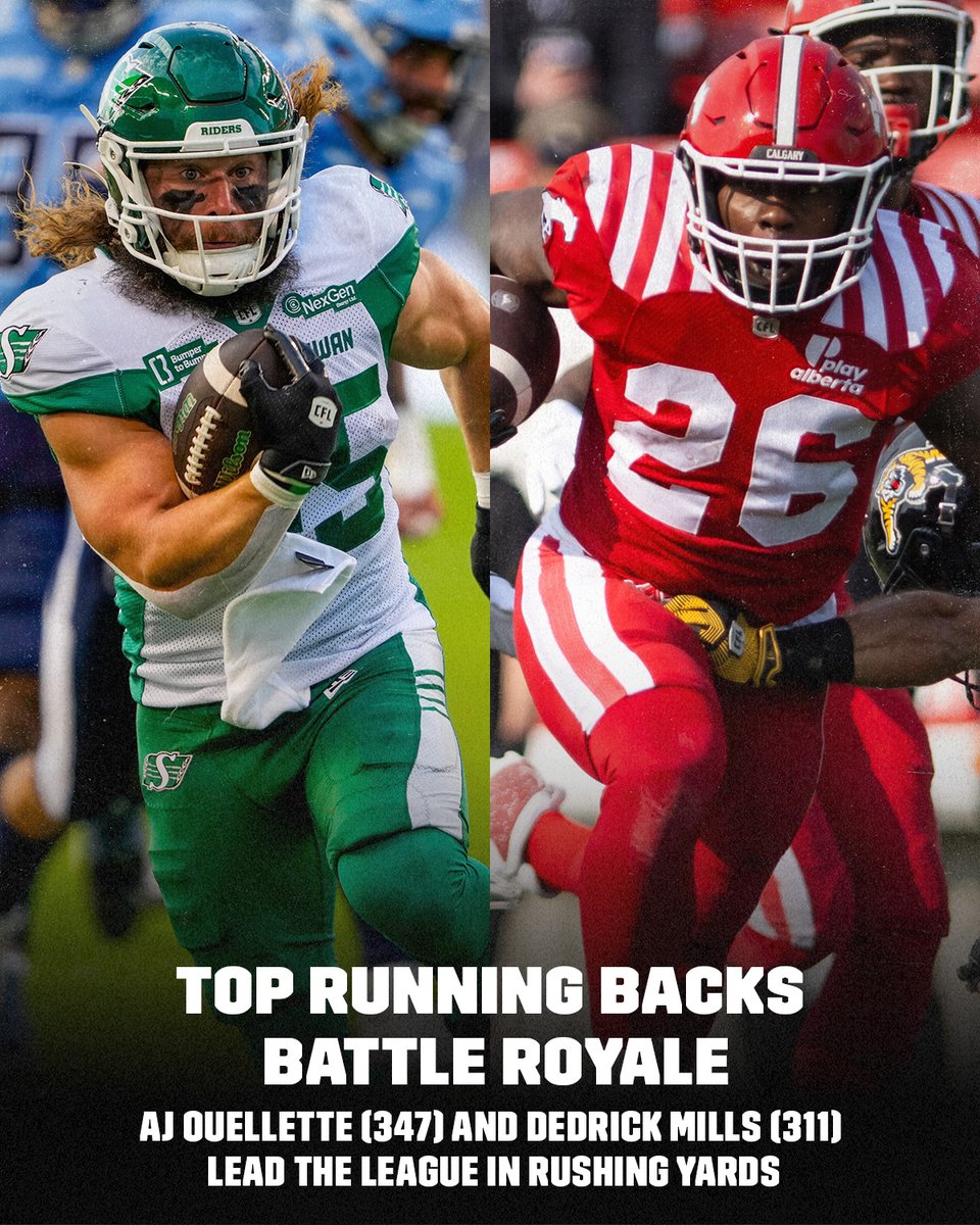 How can you not be excited about this game! 🤩

🗞️: bit.ly/3GxF3ee

🗓️: Stampeders vs. Roughriders @ 9 PM ET 
🇨🇦: TSN, RDS
🌎: CFL+