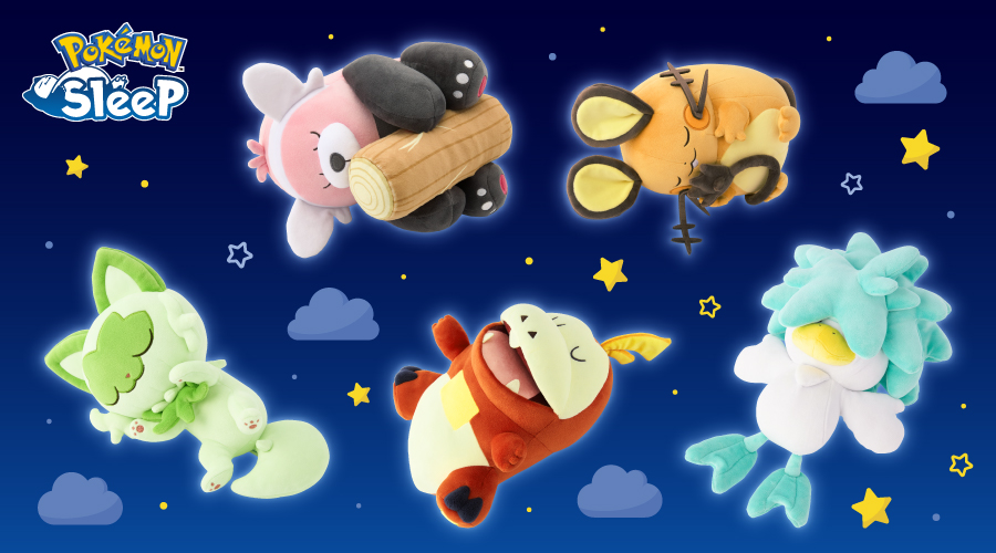 ポケスリ】本日よりAmazon「もっちりぬいぐるみ Pokémon Sleep」が予約