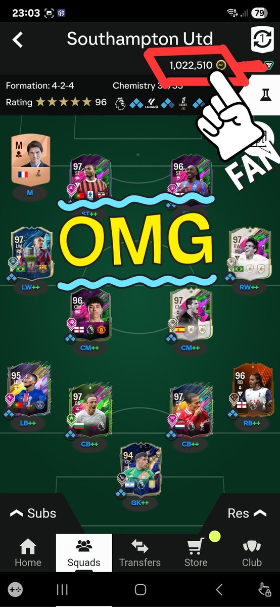 Absolute legends <a href="/RobosFUT/">RobosFUT</a> &amp; <a href="/FCcoinstore/">Buy/Sell FC 25 coins</a> actually won my first ever giveaway and got the coins the same day, give these guys a follow for more giveaways. Actually don't as I wanna win again 😂😂