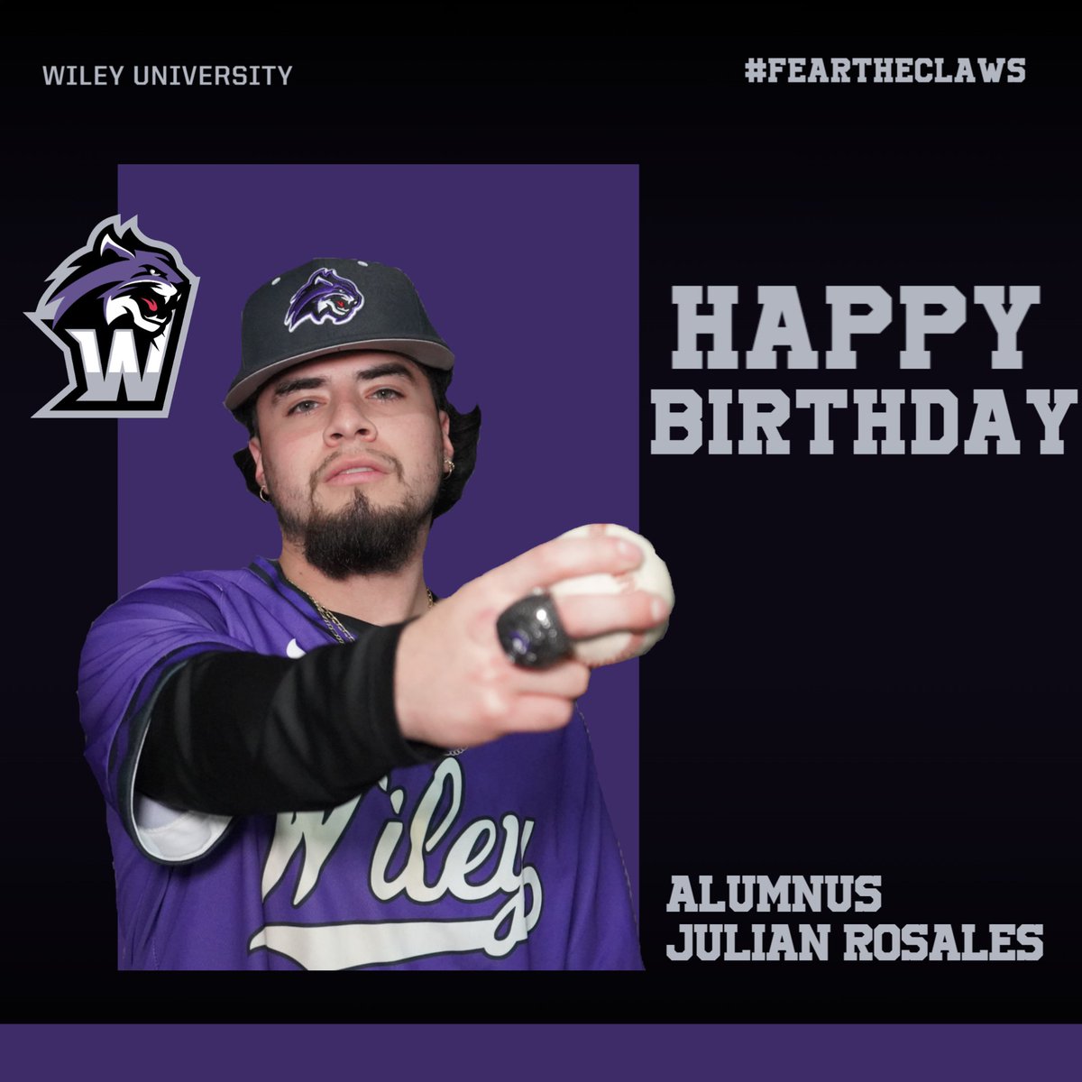 #WildcatBirthdayGreetings to baseball alumnus Julian Rosales.