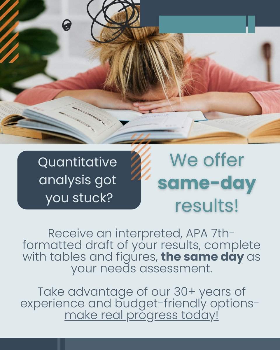 StatsSolutions's tweet image. Schedule your free needs assessment today: statisticssolutions.com/schedule-disse…