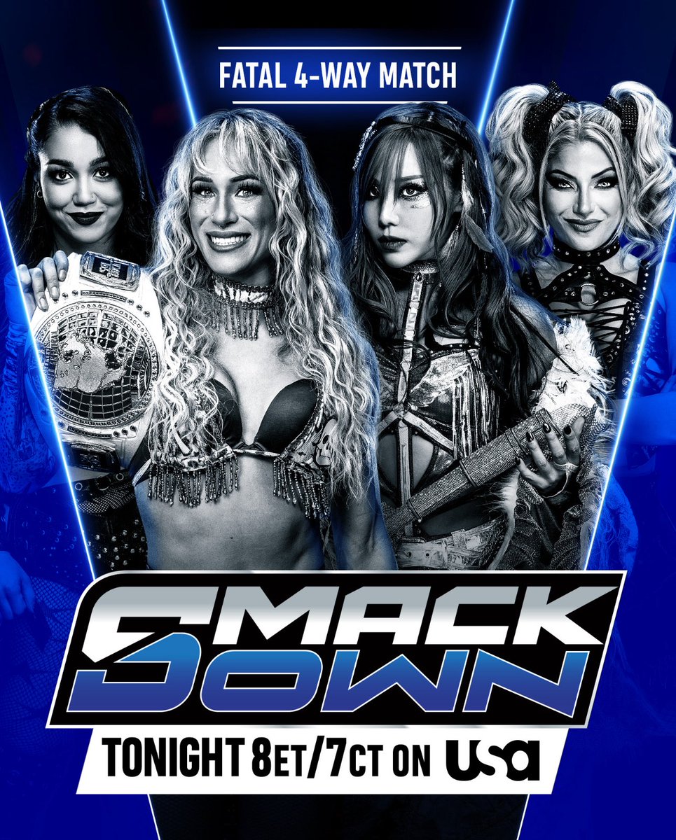 Roxanne Perez v Sol Ruca v Kairi Sane v Alexa Bliss has been added to #SmackDown tonight.