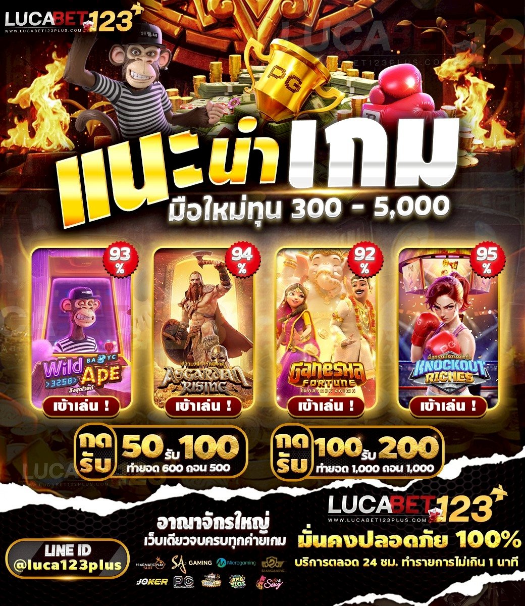 💋กลางเดือน 𝐋𝐮𝐜𝐚 แจกกระจาย💋
✅ เล่นได้เท่าไหร่ก็ถอนได้หมด✅

📌เว็บใหญ่ จ่ายจริง
📌อัตราจ่ายสูง 
📌ฝาก - ถอน 𝐀𝐔𝐓𝐎 รวดเร็ว
📌คืนยอดเสีย 10% ทุกวัน 

 💸ของเเท้  ต้องที่นี่ 𝗟𝗨𝗖𝗔𝗕𝗘𝗧💸
