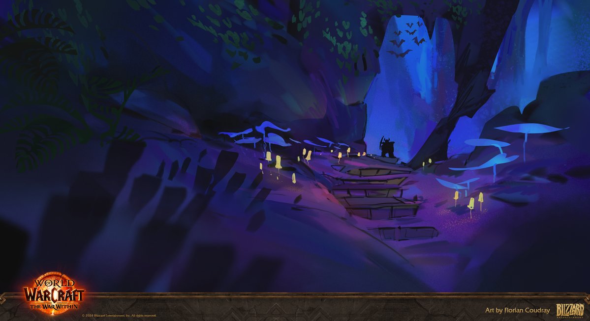 floriancoudray's tweet image. Can't believe I finally get to share this very small sneak peak of some of the work I did back in 2021 for World of Warcraft the War Within!