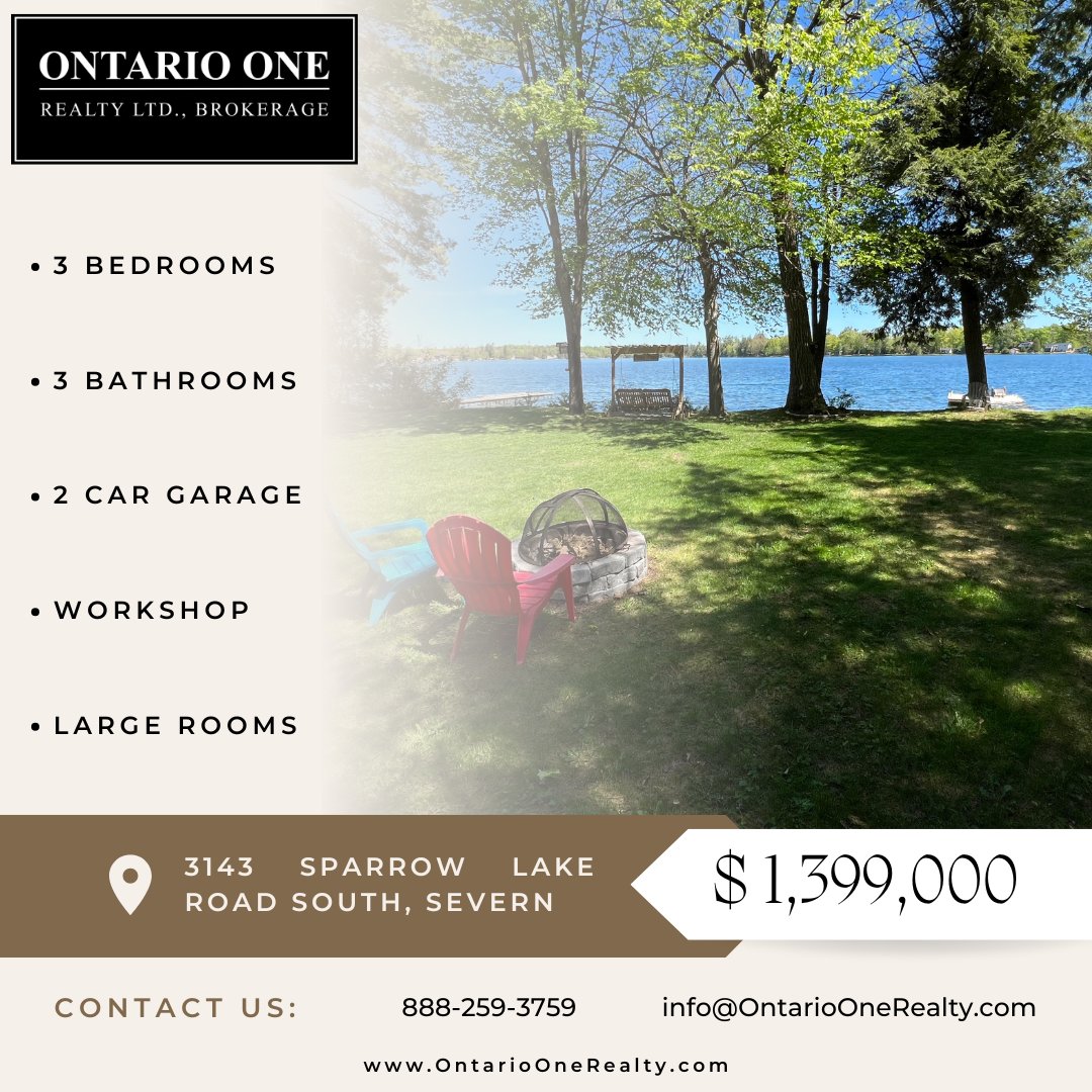 RayDickson's tweet image. 🔥 Beat the heat and dive into lakefront living!
This stunning year-round home comes with a private dock, an incredible location, and solid construction you can count on.
Swim, relax, repeat — all from your own front yard. 🌊🏡

ontarioonerealty.com/ON/severn/l0k2…