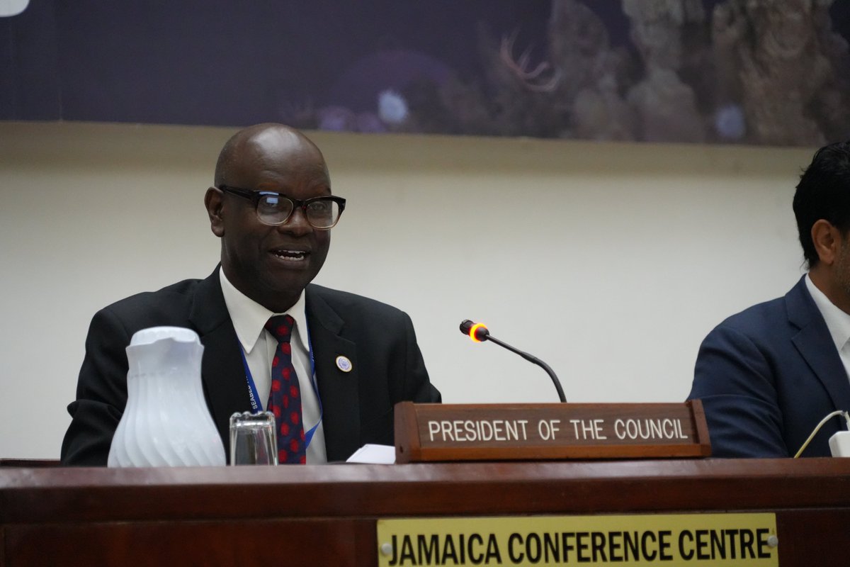 ISBAHQ's tweet image. #ISA30 Week 1 (7–10 July): Council made real progress on deep-sea mining rules, thanks to strong cooperation &amp;amp; tireless support from on-screen writers. 
MSG Leticia Carvalho: “The deep sea needs rules.” A robust Mining Code is taking shape. #MiningCode #OceanGovernance #UNCLOS