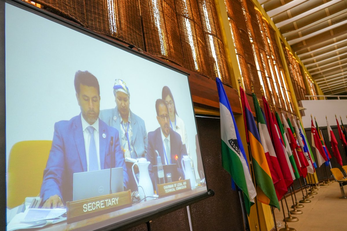 ISBAHQ's tweet image. #ISA30 Week 1 (7–10 July): Council made real progress on deep-sea mining rules, thanks to strong cooperation &amp;amp; tireless support from on-screen writers. 
MSG Leticia Carvalho: “The deep sea needs rules.” A robust Mining Code is taking shape. #MiningCode #OceanGovernance #UNCLOS