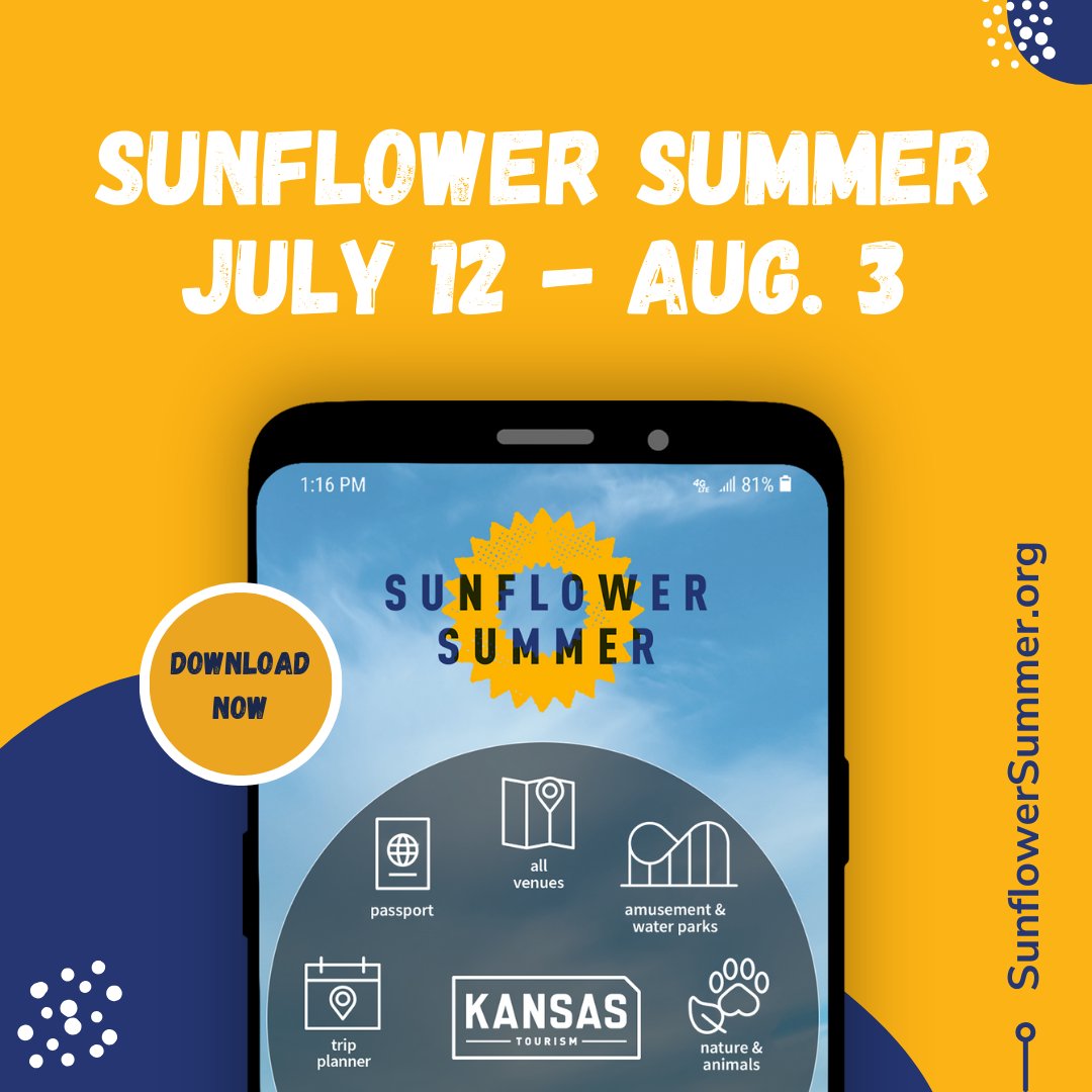 Starting TOMORROW: Kansas families can explore Kansas State Parks for FREE through Sunflower Summer! 🌻 #ToTheStarsKS #SunflowerSummer