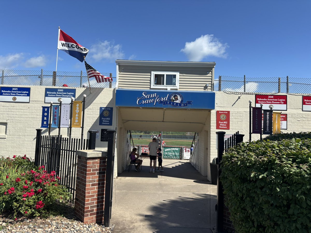 Wahoo State Bank Reds and Pharmacy Blues Baseball tweet media