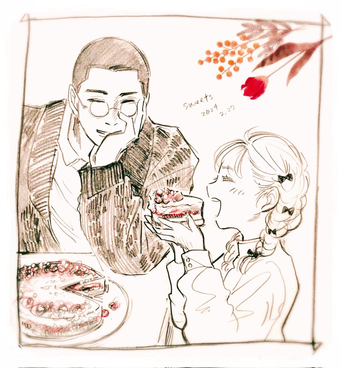 zisshitu900kcal's tweet photo. 「папа」 https://t.co/5u1rSRCCOG