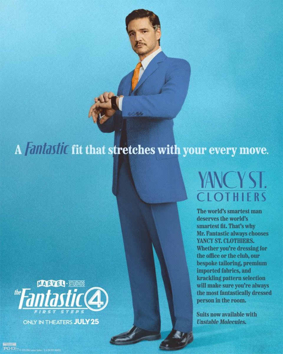 His suit game is fantastic