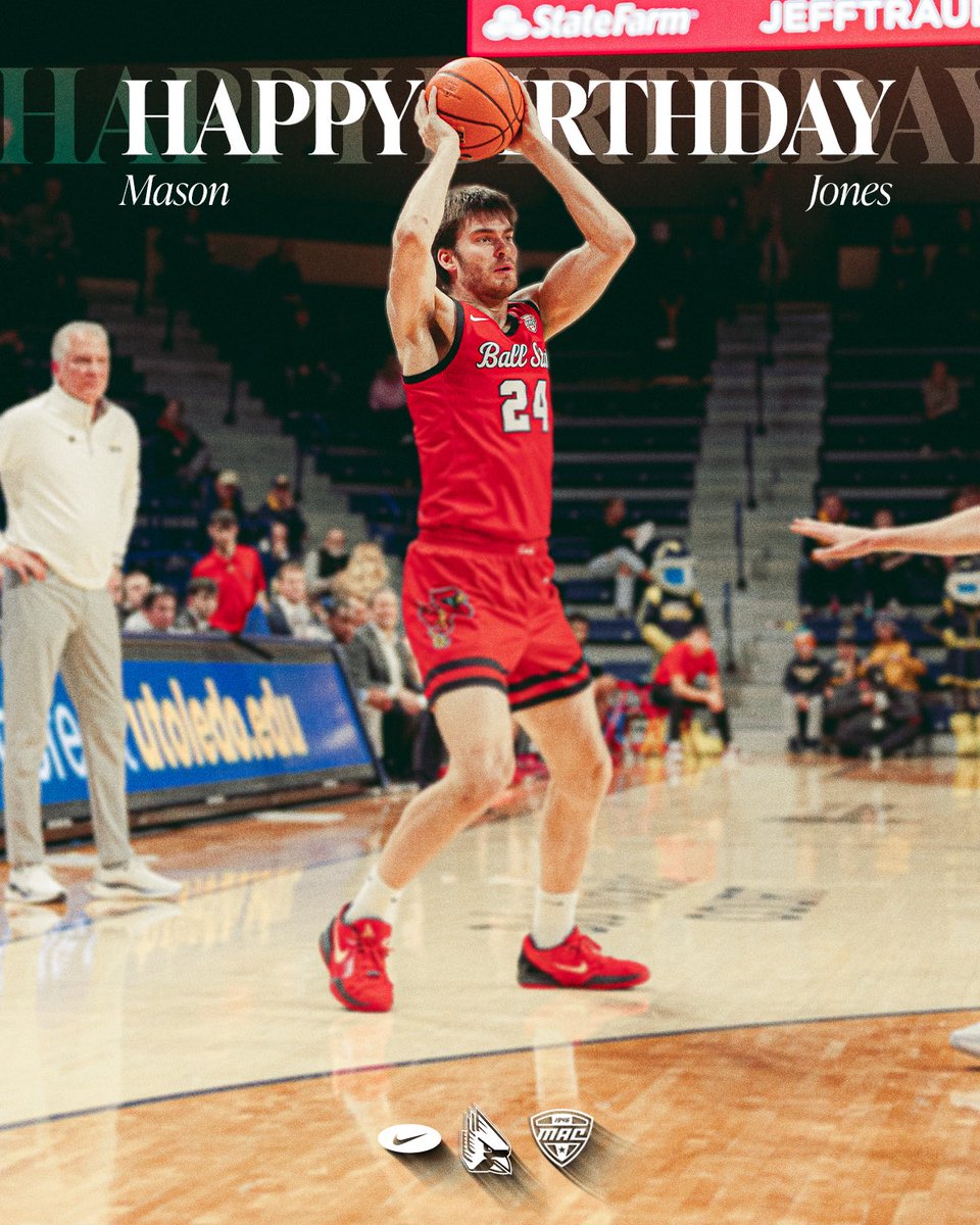 BallStateMBB's tweet image. Happy Birthday Mason 🎂