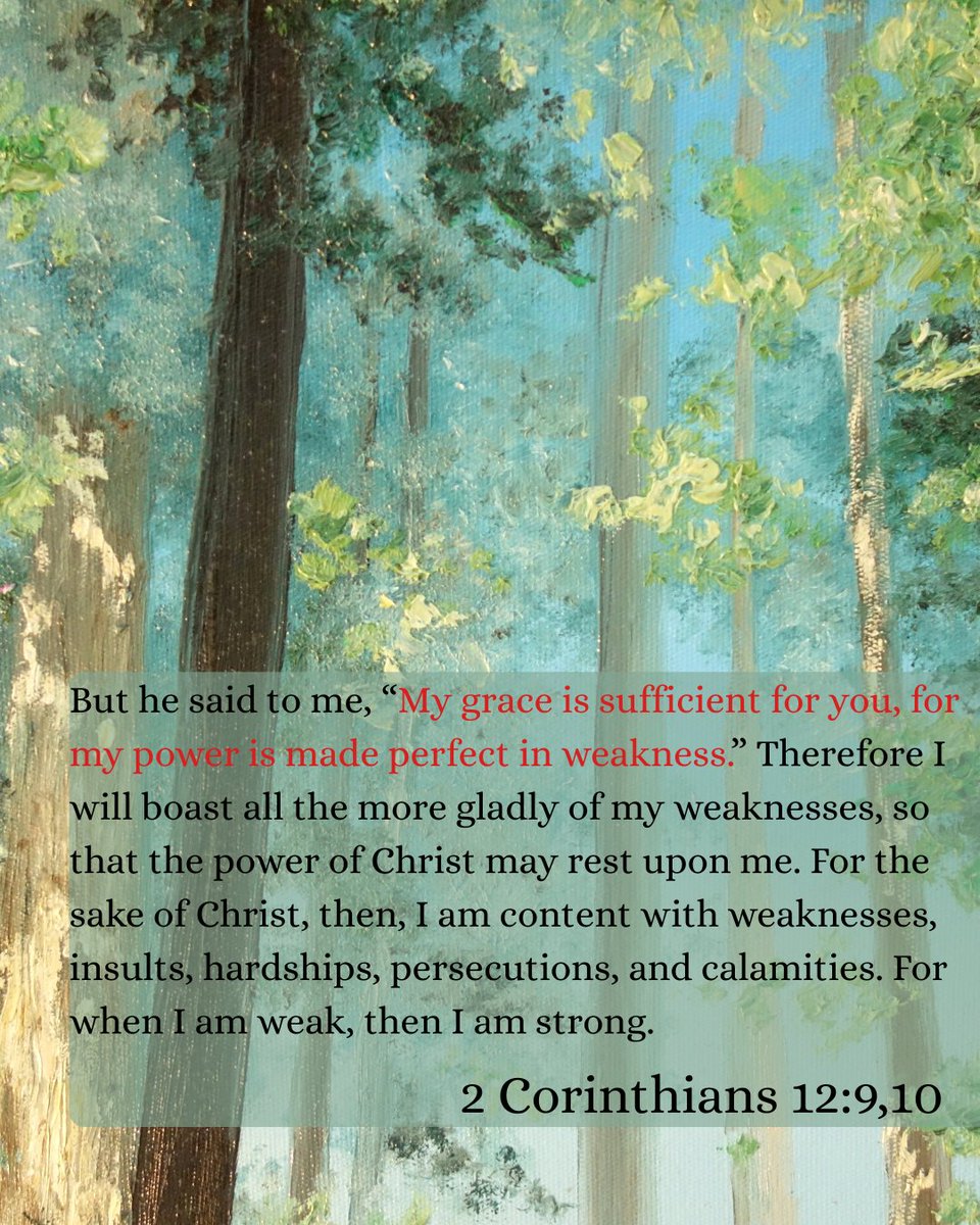 BCMissionBoat's tweet photo. 2 Corinthians 12:9-10 - We do not have the power on our own to come to faith or trust in Christ. We are weak, and we should boast in this. We should boast in a God so gracious and loving to save us, since we can do nothing to earn it. https://t.co/o2pt0wa8Ma