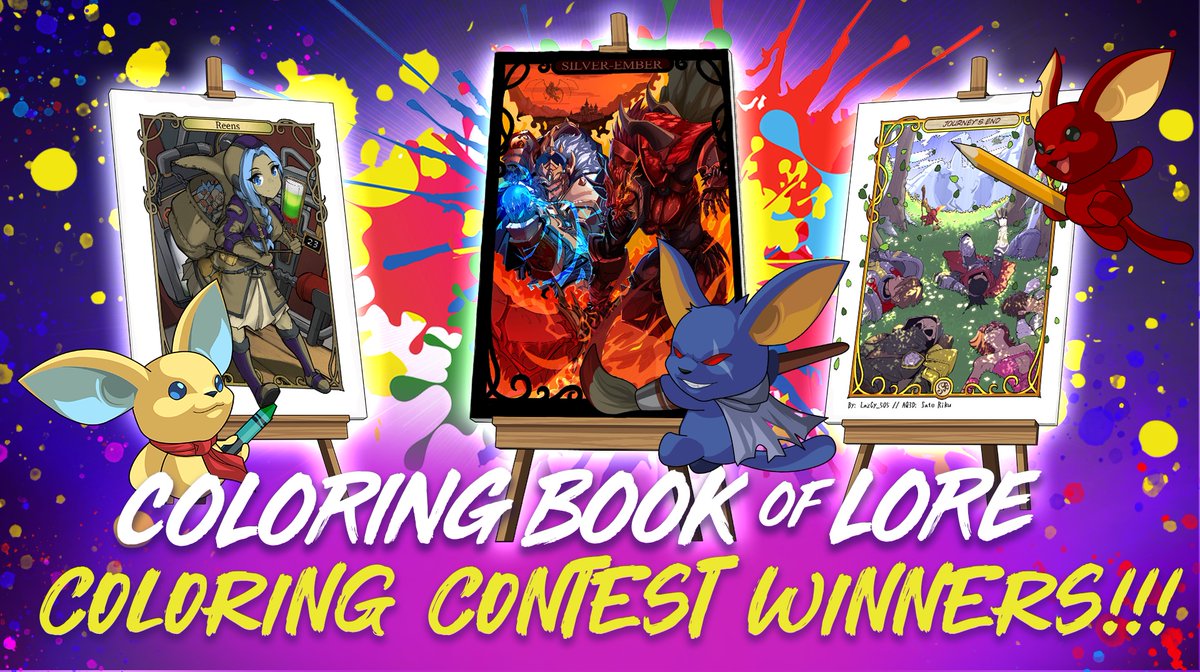 Wow, what a turnout! So many incredible entries, we are truly honored to have such an amazing community of players, friends, and artists alongside us. Enjoy the show, enjoy the Design Notes, and battle on! aq3d.com/news/coloring-…