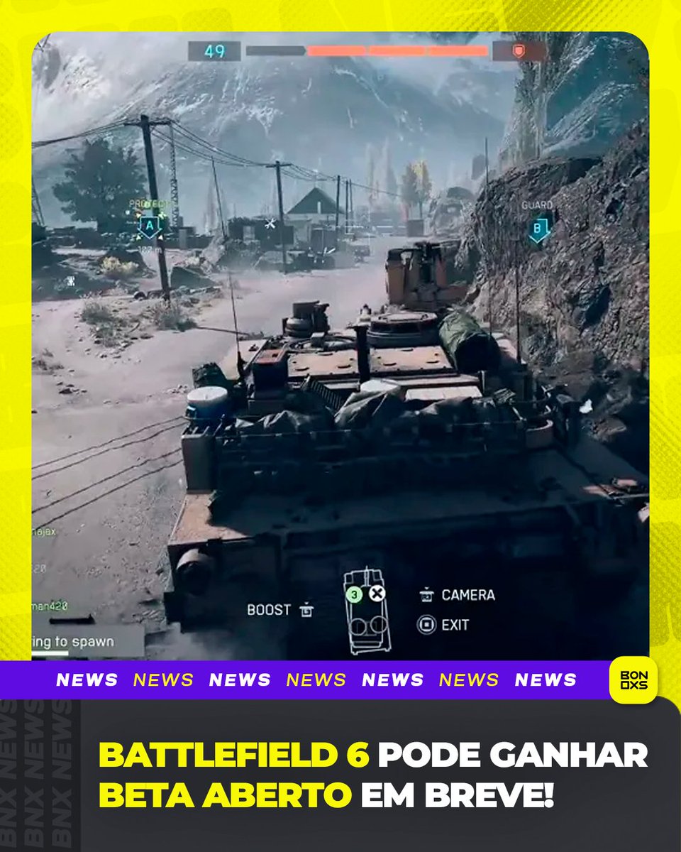 Battlefield 6 pode ganhar um beta aberto em breve!

Exibindo linhas de código com “Open Beta” no Battlefield Labs, a comunidade espera que a EA anuncie o teste logo após a revelação oficial do jogo. Nada confirmado, mas pode rolar jogatina antes do lançamento!

#battlefield