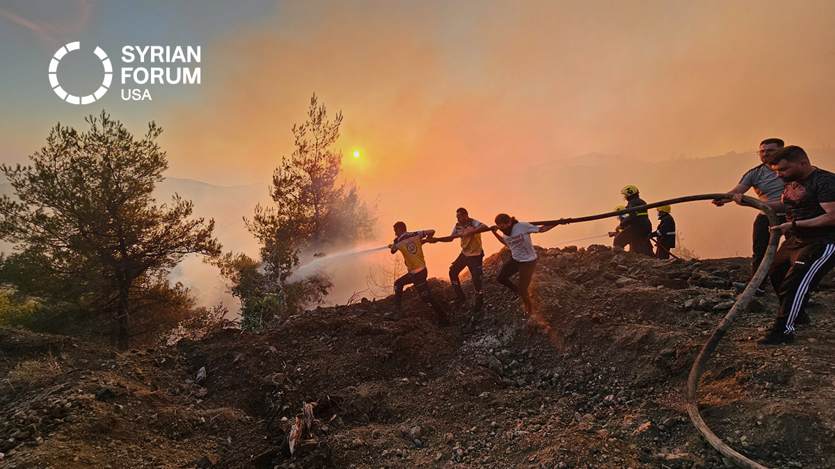 SyrianForumUSA's tweet image. Urgent Support for Latakia’s Firefighters
Our team is on the ground in northwest #Syria, distributing fuel for firefighting vehicles and providing new hoses to help combat the devastating forest fires in #Latakia.
These fires have already destroyed thousands of hectares of…