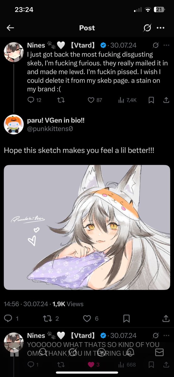 I try to be nice ONCE..this is the only free art i did ever….