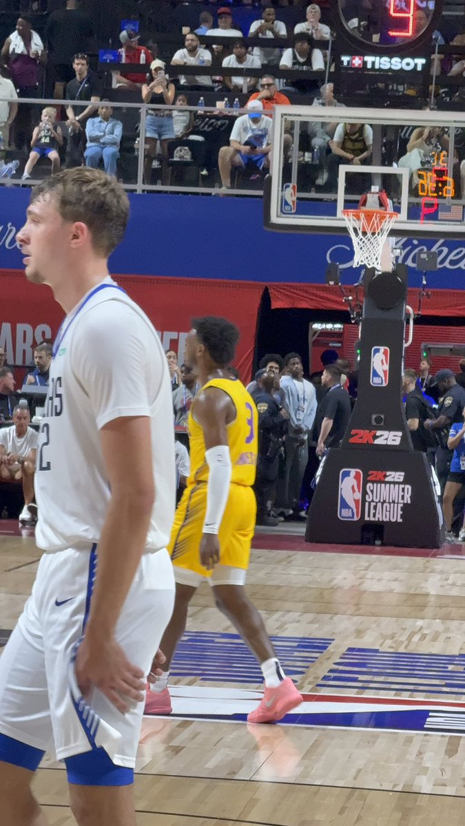 Yesterday’s Mavs-Lakers NBA Summer League game featuring Cooper Flagg and Bronny James was the 4th most watched summer league game ever, per ESPN. Averaged 955K viewers, peaked at 1.12M. #vegas #nba #nbasummer