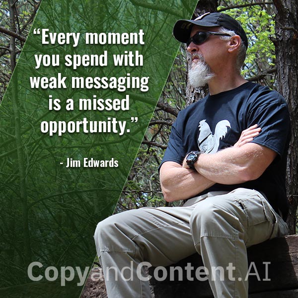 realjimedwards's tweet image. Weak copy is silent theft. Every second it sucks is cash out the window. 

#CopywritingTips #MakeMoneyWithWords