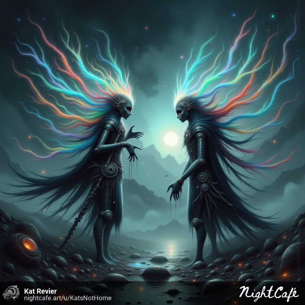 KatRevier's tweet image. The feud went on till it cost them their lives
Undaunted by death they would war through eternity
Fortunately for all in the afterlife
due to the incorporeal nature
of their deathly existence
they could manage no more than the occasional #skirmish
#VSS365 #Microfiction #Writer