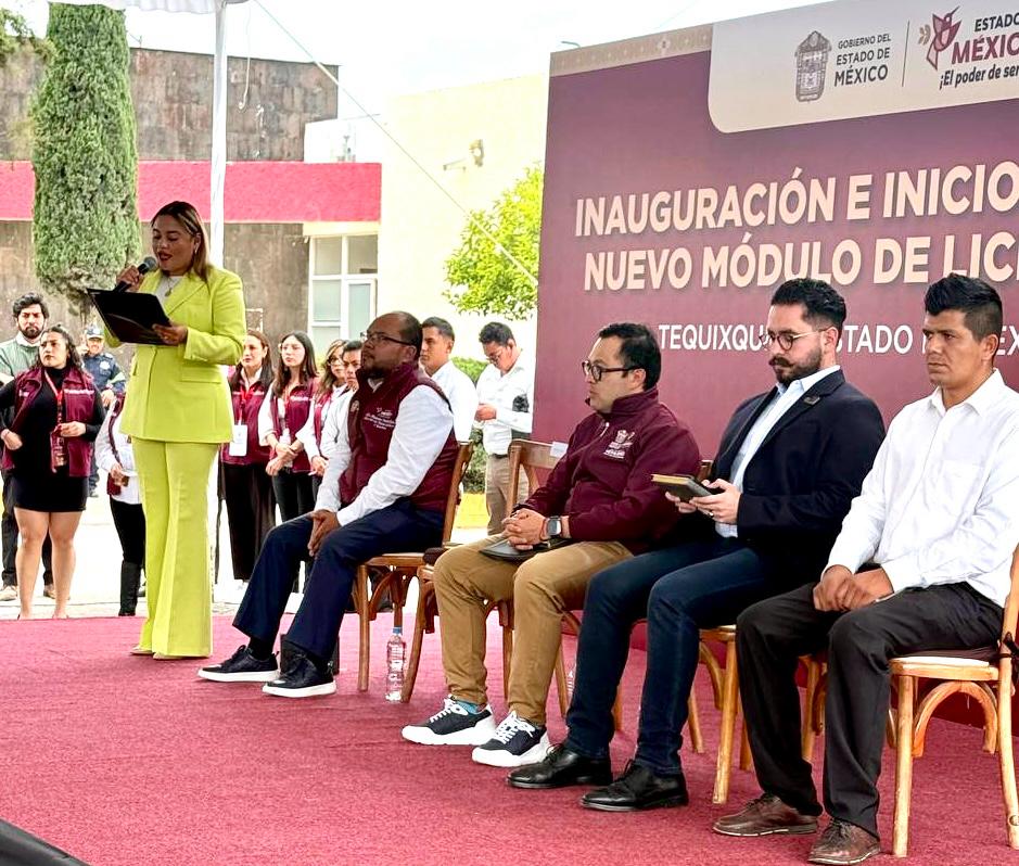 Carlos Candelaria (@candelaria___) on Twitter photo Felicito a <a href="/DanielSibaja_/">Daniel Sibaja</a> titular de <a href="/SEMOV_Edomex/">Secretaría de Movilidad GEM</a>, ya que continúa el proceso de innovación en la expedición de licencias a cargo del Director de Licencias y Operadores <a href="/A_Palac10s/">Alejandro Palacios</a>.
El módulo inaugurado hoy en el municipio de Tequixquiac, con la presencia de la presidenta Felicito a <a href="/DanielSibaja_/">Daniel Sibaja</a> titular de <a href="/SEMOV_Edomex/">Secretaría de Movilidad GEM</a>, ya que continúa el proceso de innovación en la expedición de licencias a cargo del Director de Licencias y Operadores <a href="/A_Palac10s/">Alejandro Palacios</a>.
El módulo inaugurado hoy en el municipio de Tequixquiac, con la presencia de la presidenta