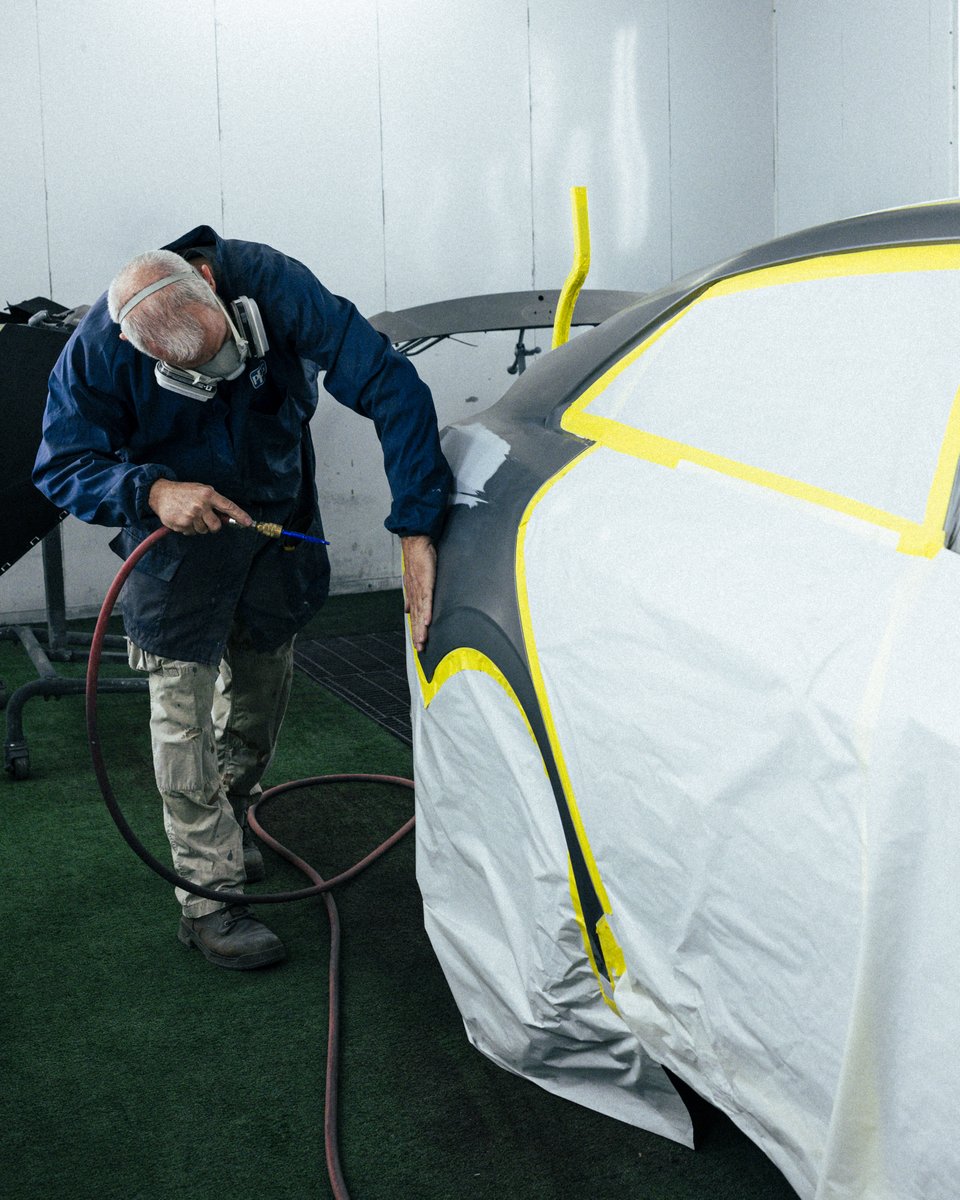 When your spray booth is prepped and perfection is the only acceptable outcome 🎨 Dynacoat superior paint system delivers the color match precision and durability that separates pros from pretenders. Your skills deserve paint that performs at your level! ⚡