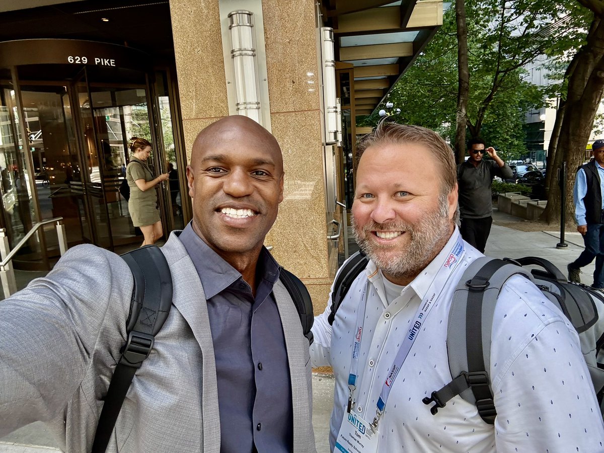 Dr. Don Parker (@drdonparker1) on Twitter photo At the <a href="/NASSP/">National Assoc. of Secondary School Principals</a> and <a href="/NAESP/">National Assoc. of Elementary School Principals</a> United Conference and ran into fellow school leader and speaker <a href="/thomascmurray/">Thomas C. Murray</a>
Feels good to be here!
#principalsUNITED
💪🏾💯🤩🚀 At the <a href="/NASSP/">National Assoc. of Secondary School Principals</a> and <a href="/NAESP/">National Assoc. of Elementary School Principals</a> United Conference and ran into fellow school leader and speaker <a href="/thomascmurray/">Thomas C. Murray</a>
Feels good to be here!
#principalsUNITED
💪🏾💯🤩🚀