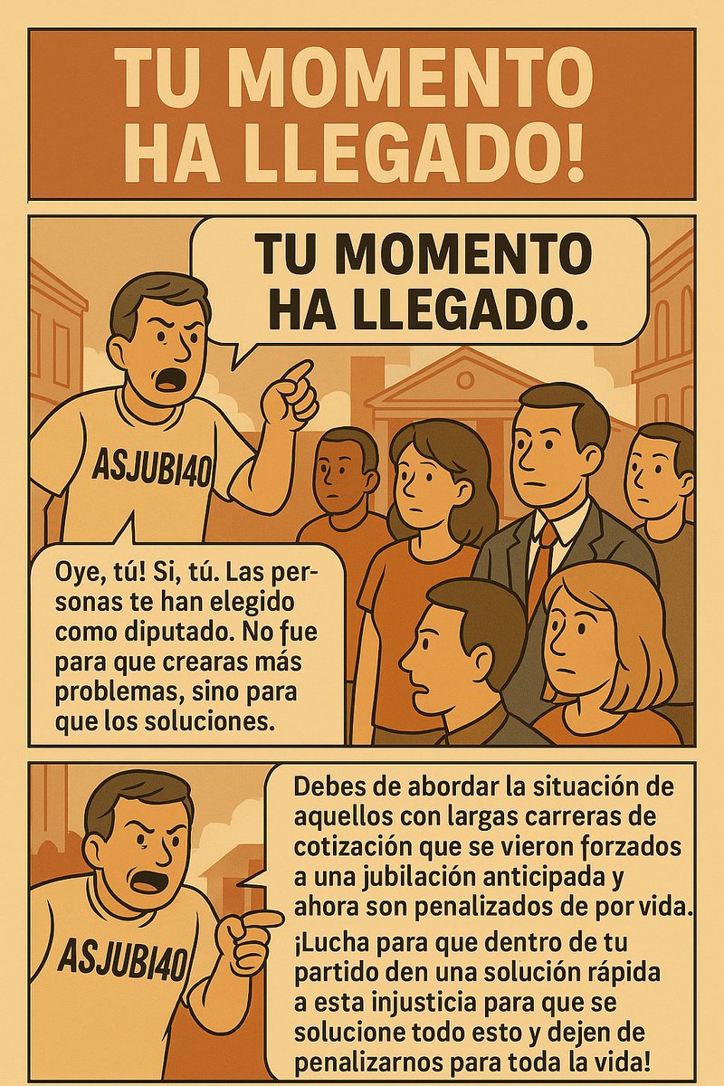 Santiago (Vicepresidente y Portavoz de ASJUBI40) tweet media