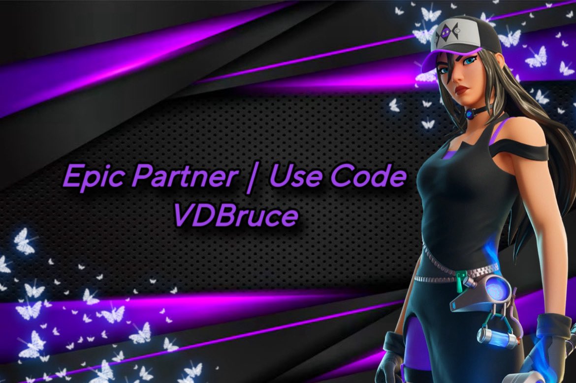 vDarth_Bruce's tweet image. Hi guys and gals, welcome to my page! 💜🫂
I'd really appreciate it if ya'll used my SAC code when purchasing anything from item shop and thank you 🙏🏽💜
#EpicPartner #Ad #Fortnite